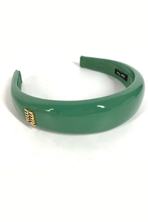 Miu Miu Preloved Patent Leather Headband Women - Hair - One Size