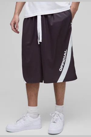 Boohoo Oversized Longline Mesh Basketball Shorts - - S