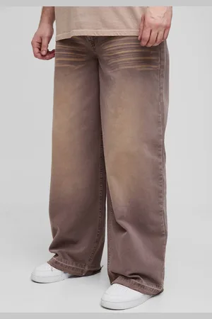Boohoo Tall Overdye Baggy Jeans - - 34