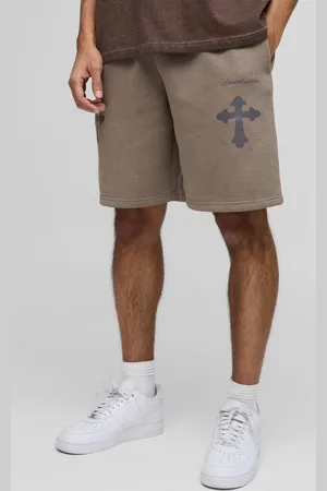 Boohoo Baggy Limited Edition Cross Print Short - - M