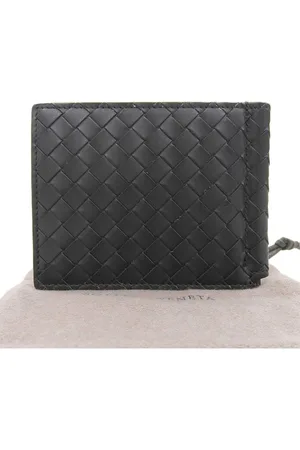 Bottega Veneta Preloved Intrecciato Leather Wallet Unisex - One Size