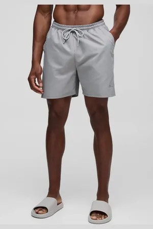 Boohoo Branded Mid Length Swim Short in - XS