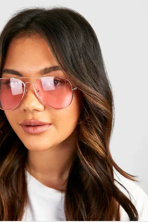 Boohoo Womens Lens Aviator Sunglasses - One Size