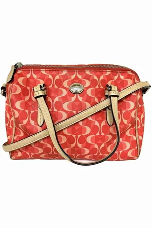 Coach Preloved Satchel Handbag Zip Closure Women - - One Size