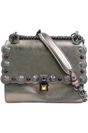 Fendi Preloved Mini Selleria Shoulder Bag Women - Gold - - One Size