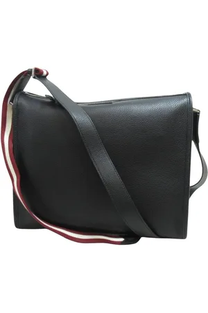 Bally Preloved Pebbled Leather Messenger Bag Women - Shoulder Bags - One Size