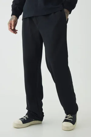 Boohoo Tall Geo Textured Straight Fit Trouser in - S