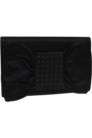 Bottega Veneta Preloved Bow Clutch Intrecciato Satin Women - Clutch Bags - One Size