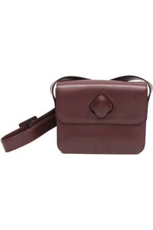 Cartier Preloved Must de Shoulder Bag Women - Burgundy - - One Size