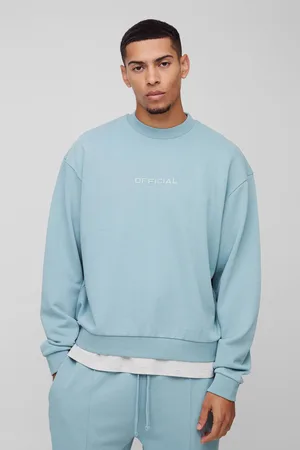 Boohoo Oversized Boxy Extended Neck Heavyweight Sweatshirt - - L