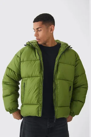 Boohoo Hooded Ripstop Puffer Jacket In - S