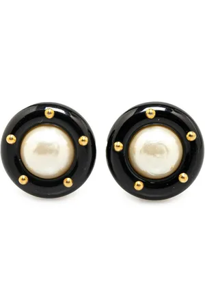 CHANEL Preloved Pearl Clipon Earrings Women - - One Size