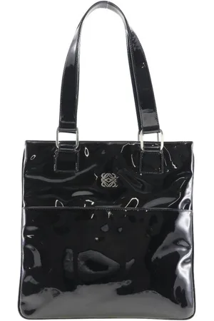 Loewe Preloved Amazona Patent Leather Tote Women - Shoulder Bags - One Size