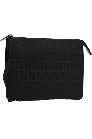 Fendi Preloved Zucca Cosmetic Case Women Clutch Bags - One Size