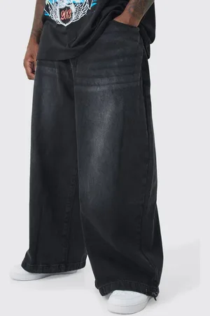 Boohoo Plus Denim Parachute Jeans - - 44