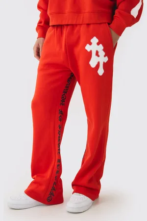 Boohoo Regular Gusset Print Cross Jogger - - S