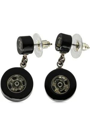 CHANEL Preloved A78754 Wheel Earrings Women - - One Size