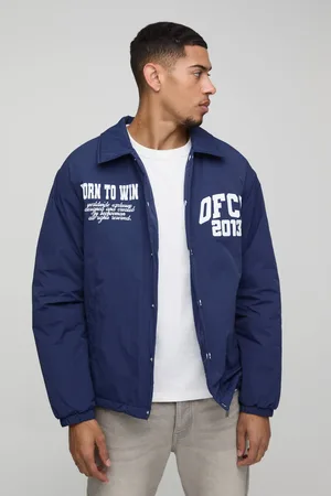 Boohoo OFCL Padded Nylon Coach Jacket In - M