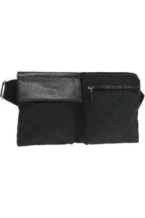 Gucci Preloved GG Canvas Belt Bag Unisex Shoulder Bags - One Size