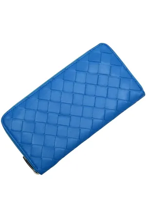 Bottega Veneta Preloved Zip Around Wallet Nappa Leather Unisex - - One Size