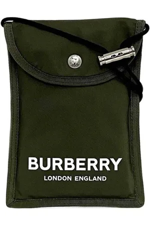 Burberry Preloved Phone Bag Model Unisex - Khaki Shoulder Bags - - One Size
