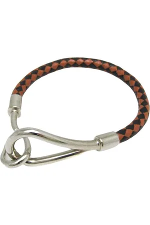 Hermès Preloved Chaine dAncre Bracelet Leather Cuff Women - - One Size