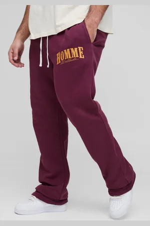 Boohoo Plus Slim Homme Stacked Flare Joggers - - XXL