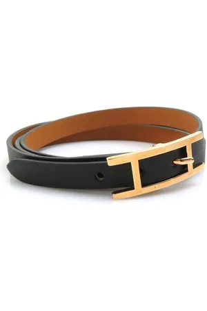 Hermès Preloved Double Tour Leather Bracelet Women - - One Size