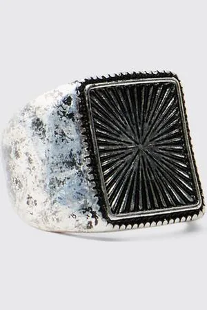 Boohoo Signet Ring - - M/L