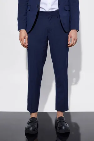 Boohoo Slim Cropped Suit Trousers - - 32