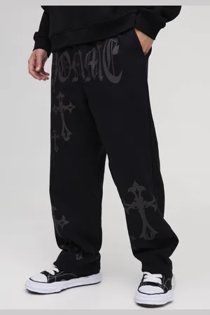 Boohoo Baggy Homme Cross Joggers - - L