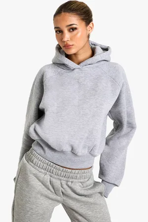 Boohoo Womens Deep Hem Oversized Hoodie - - L