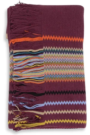 Missoni Zigzag Pattern Scarf Fringed Knit Women - Multicolor Scarves - One Size
