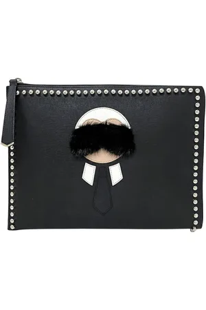 Fendi Preloved Karlito Clutch Studded Design Women - Clutch Bags - One Size