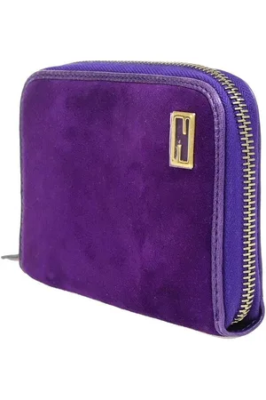 Fendi Preloved Suede ZipAround Wallet Women - One Size
