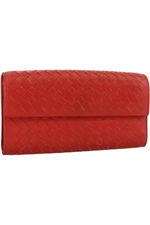 Bottega Veneta Preloved Leather Continental Wallet Women - One Size