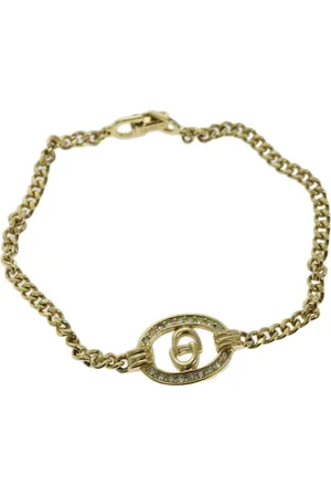 Dior Preloved CD Logo Gold Chain Bracelet Women - - One Size