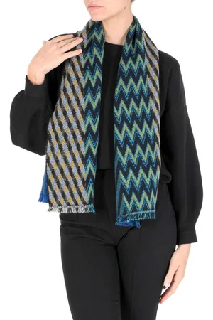 Missoni Zigzag Pattern Scarf Geometric Style Women - Multicolor Scarves - One Size