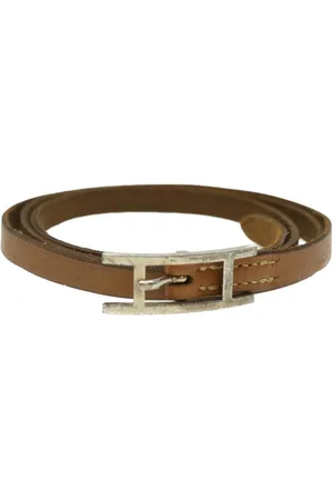 Hermès Preloved Double Tour Leather Bracelet Women - - One Size