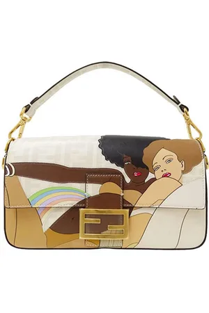 Fendi Preloved Baguette Rainbow Handbag Women - Multicolour - One Size