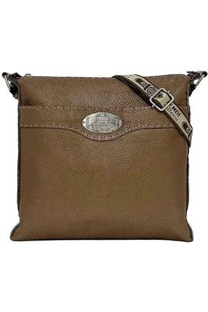 Fendi Preloved Pebbled Leather Crossbody Bag Women - Shoulder Bags - One Size