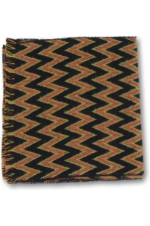 Missoni Zigzag Pattern Scarf Fringed Women - Multicolor Scarves - One Size
