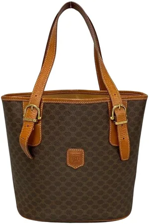 Céline Preloved Vintage Bucket Bag Macadam Style Women - Tote Bags - One Size