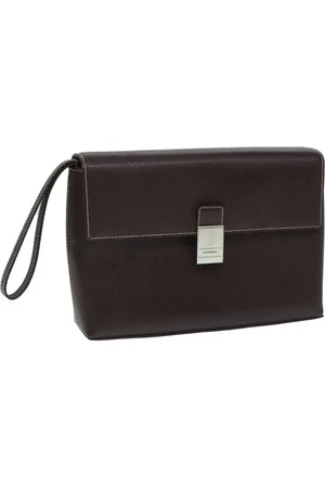 Burberry Preloved Leather Clutch Bag Women - - One Size