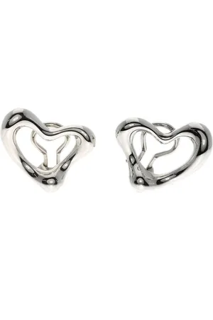 Tiffany & Co. Preloved Return to Tiffany Heart Earrings Women - Silver - - One Size