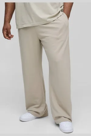Boohoo Plus 260GSM Loopback Straight Fit Basic Joggers - - 3XL