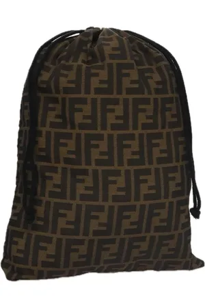 Fendi Preloved Drawstring Bag FFPattern Women - Clutch Bags - One Size