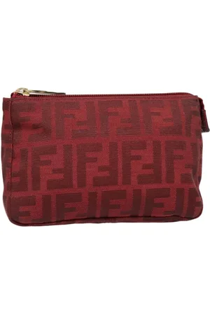 Fendi Preloved Zucca Cosmetic Case Women - Clutch Bags - One Size