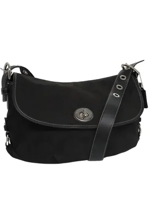Coach Preloved Canvas Leather Shoulder Bag Women - - One Size
