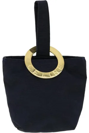 Céline Preloved Mini Ring Bag Blue Women Wallets - One Size